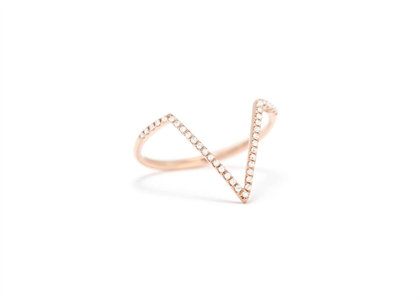 V Shape Ring